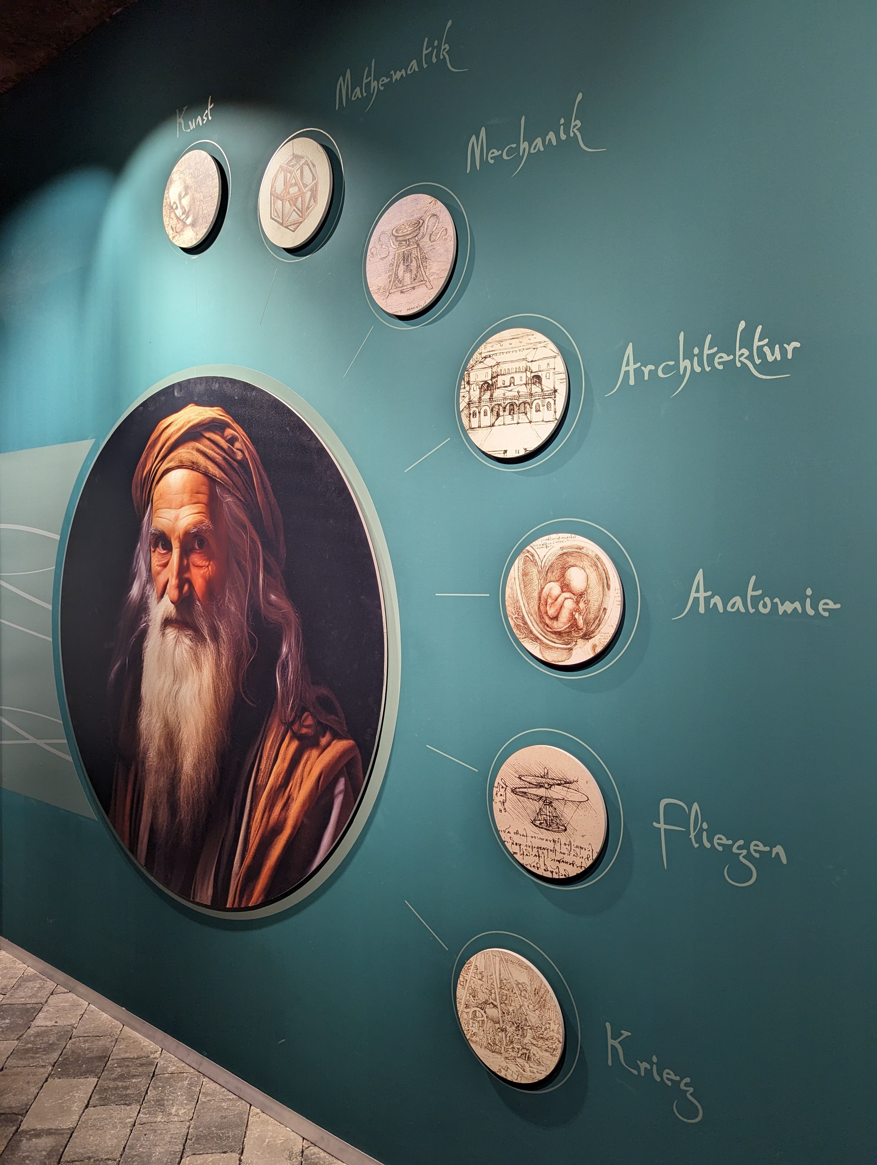 Leonardo da Vinci war Universalgelehrter. Gäste der Ausstellung erfahren, in welchen Gebieten er bewandert war