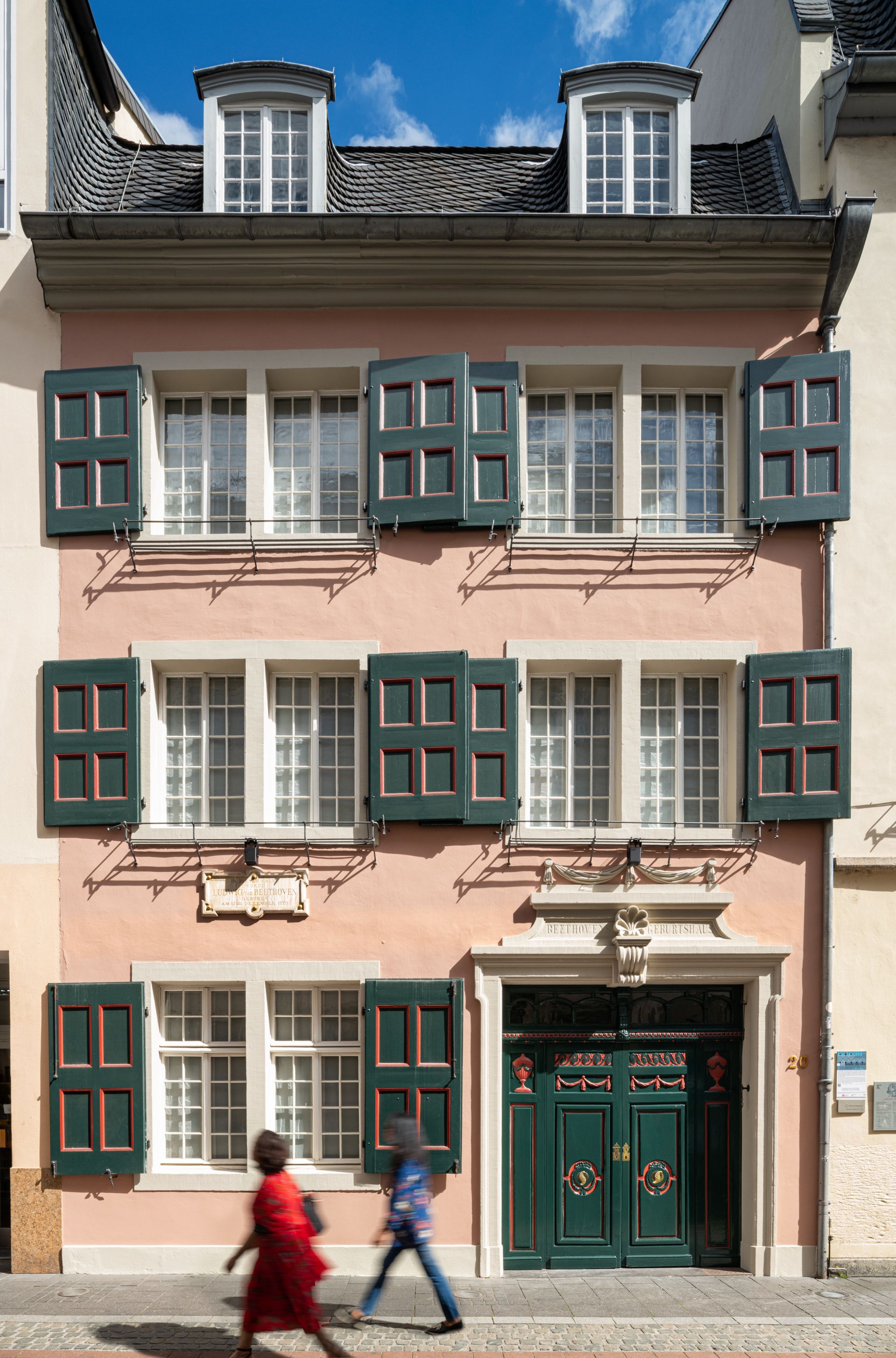 Beethoven-Haus Bonn, Museum, Fassade des Vorderhauses