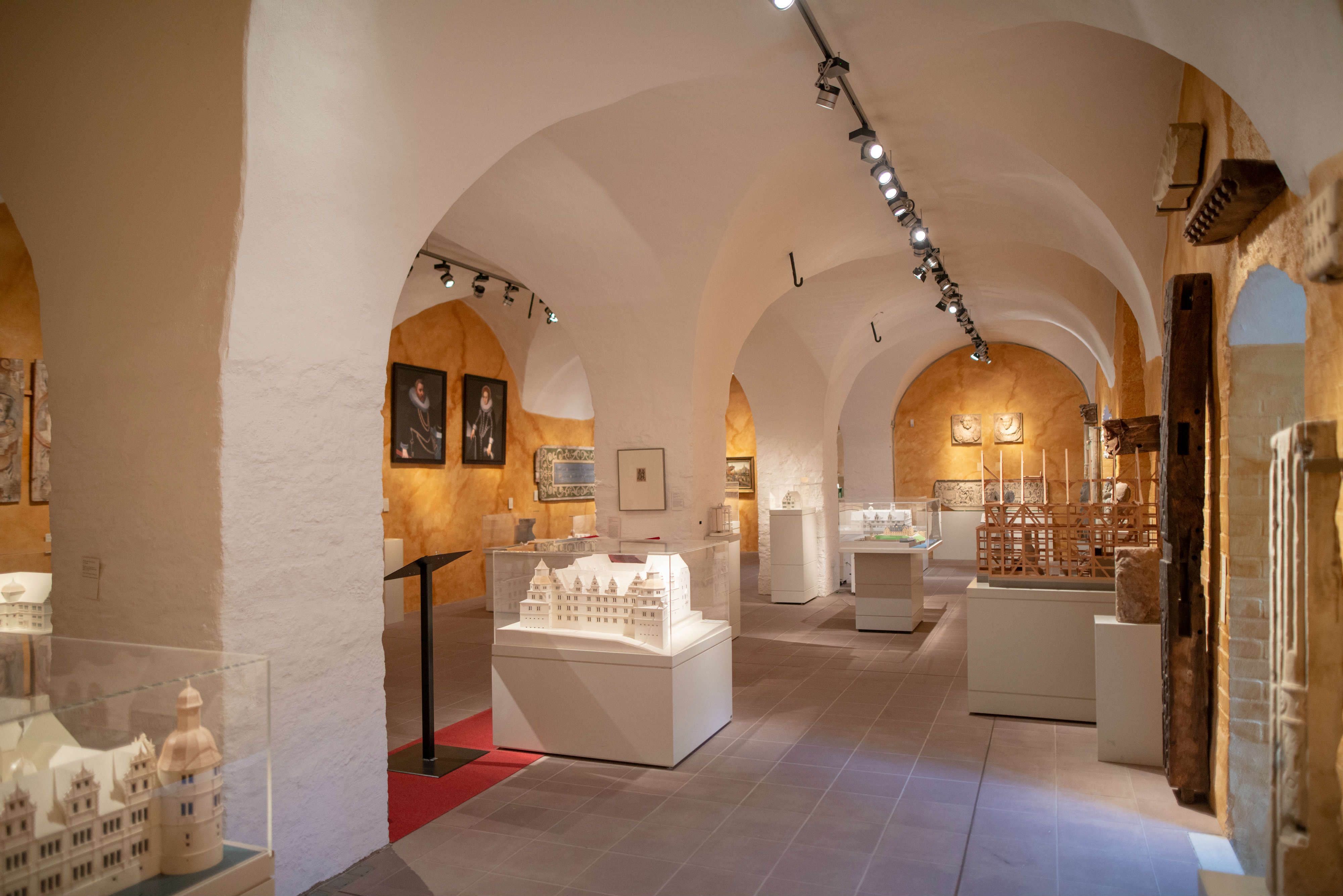 Ein Museum für die prachtvolle Architektur im Stil der Weserrenaissance auf Schloss Brake