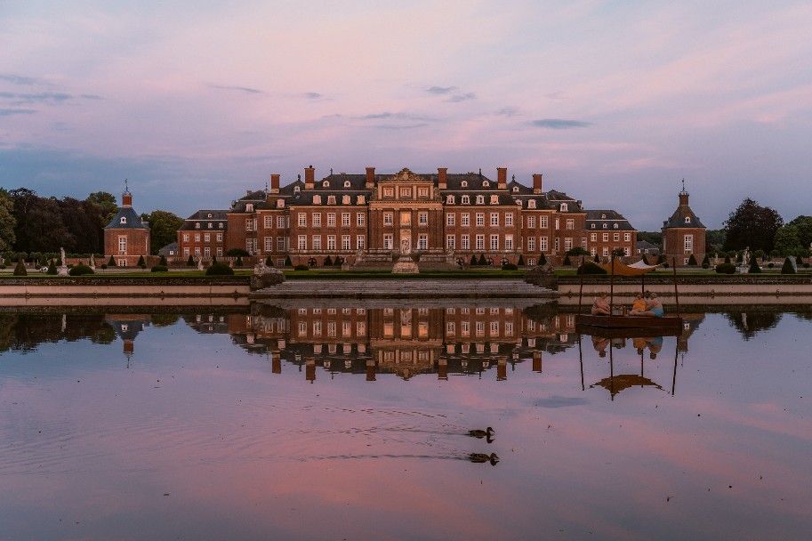 Schloss Nordkirchen ist im Abendlicht wunderbar anzusehen