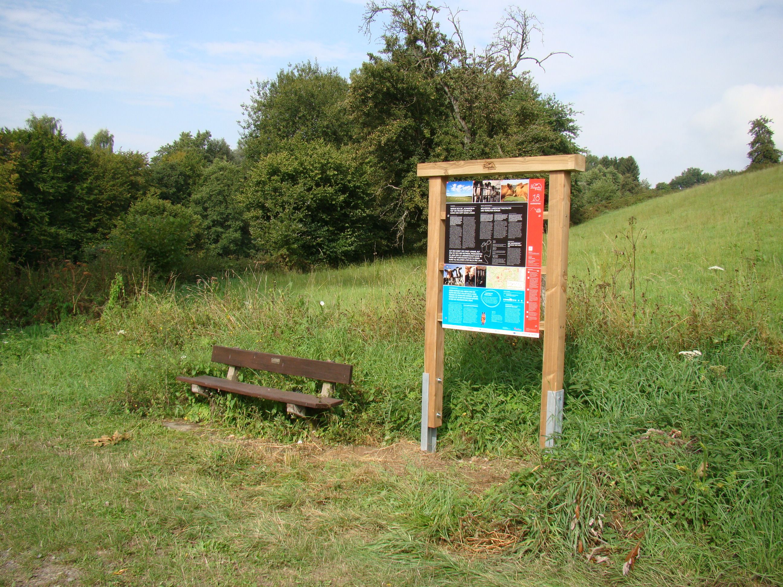 Infotafel am Bauernhofweg