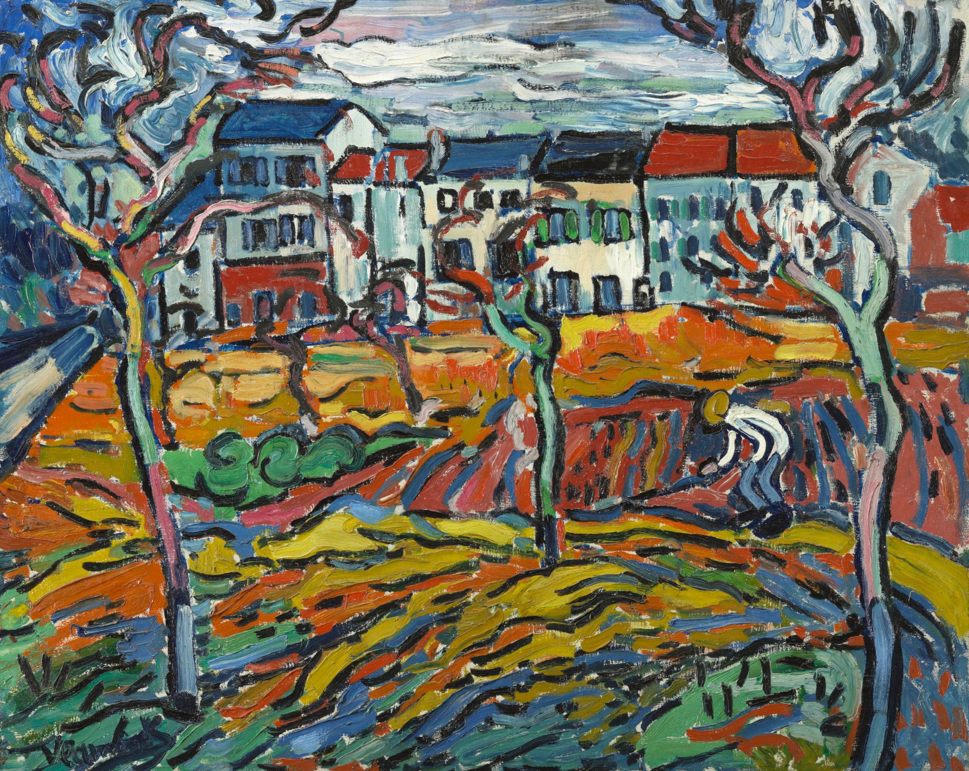 Maurice de Vlaminck,
Häuser in Chatou, um 1905, Art Insitute of Chicago