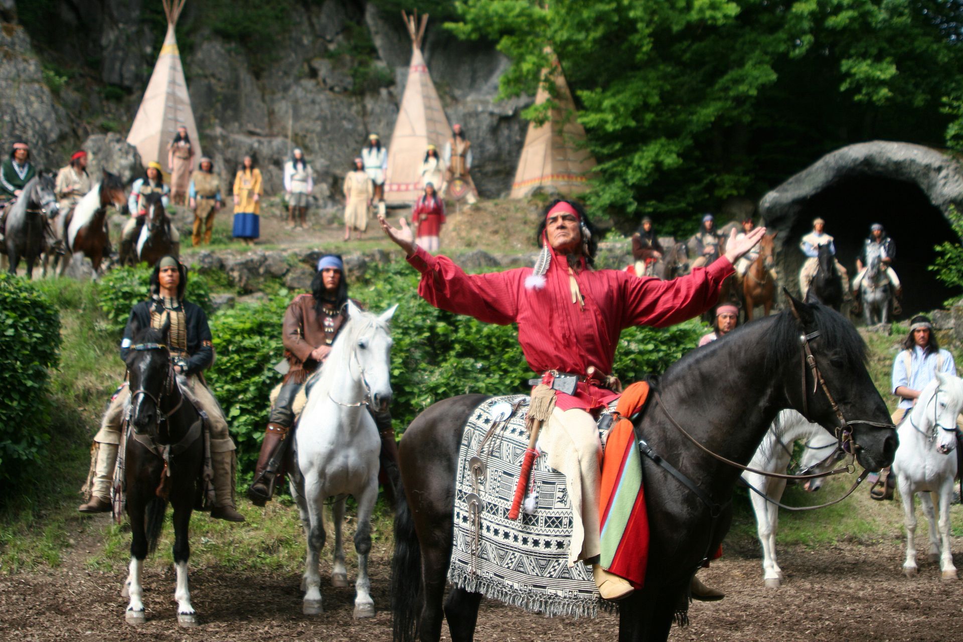 Die Stücke der Karl-May-Festspiele erzählen von Indianer-Stämmen und ihren Häuptlingen