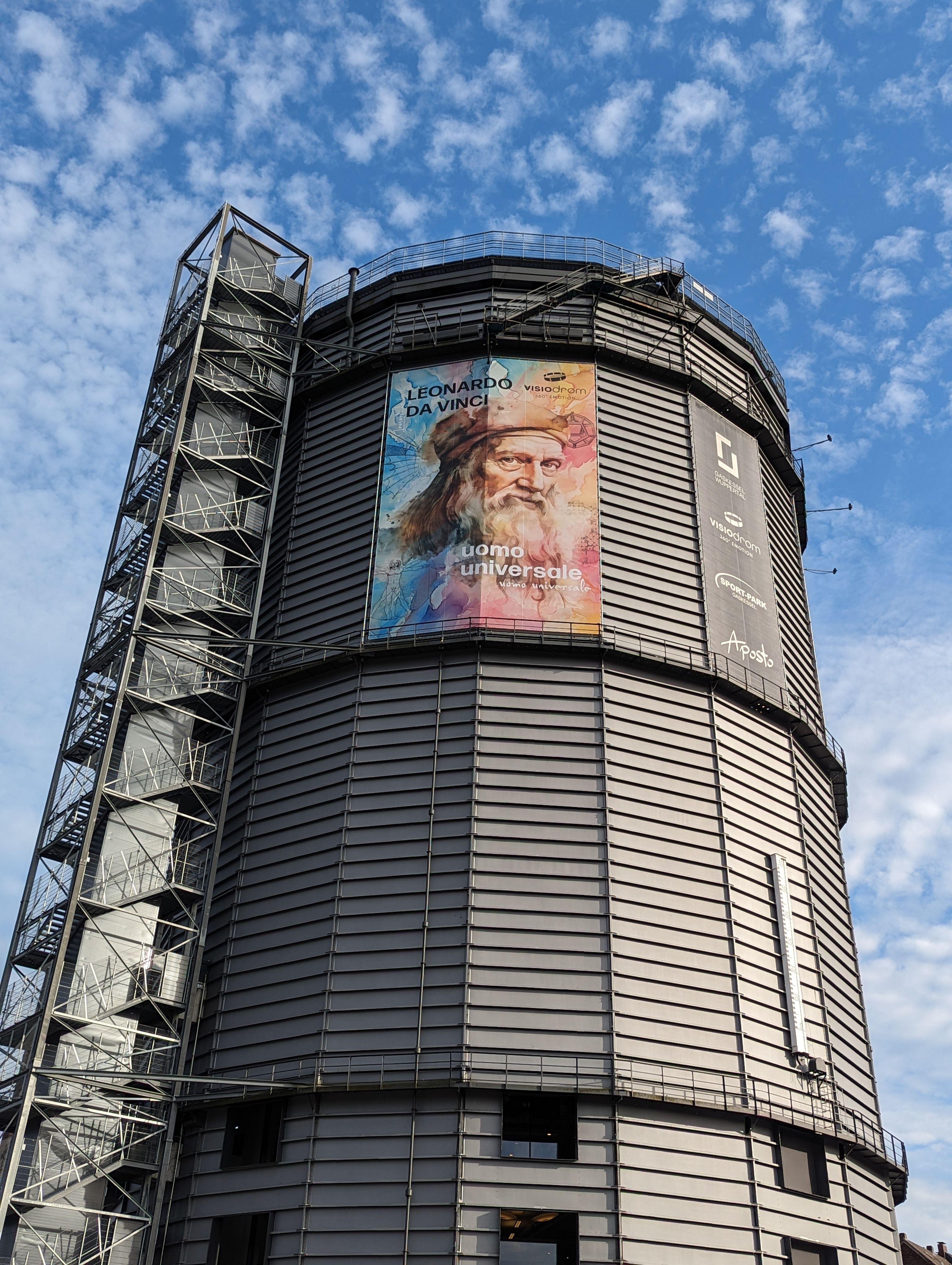 Der Gaskessel Wuppertal steht als Denkmal für industriellen Wandel