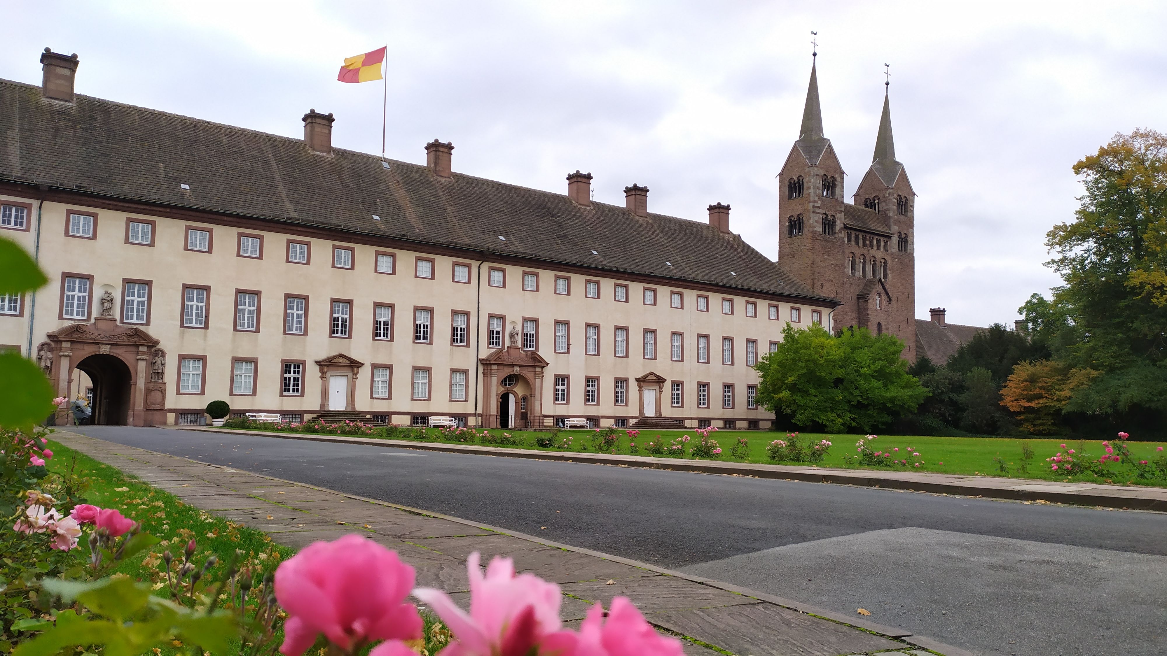 Die Fassade des Schloss Corvey