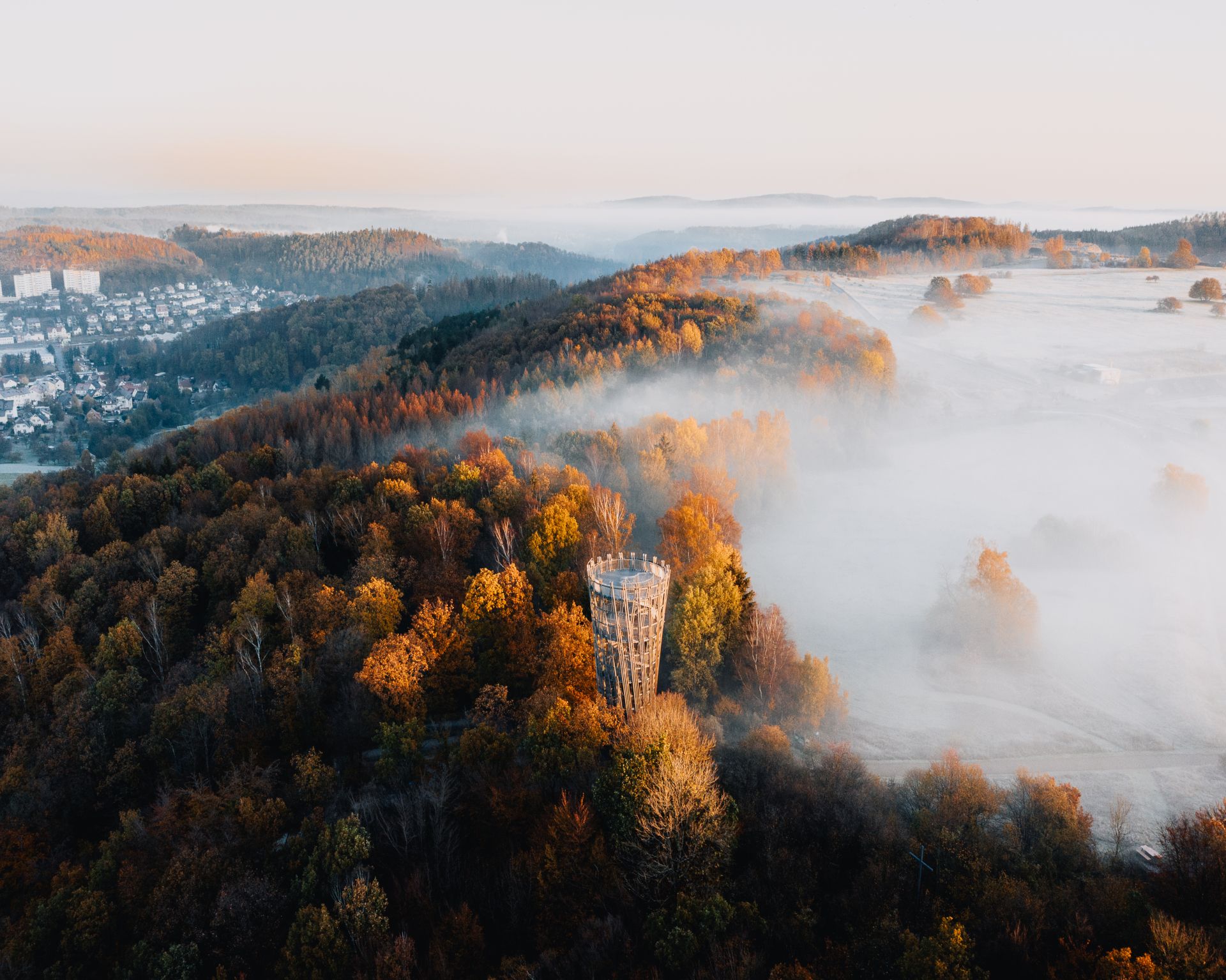 Der Jübergturm ist das Wahrzeichen der Stadt Hemer und des Sauerlandparks