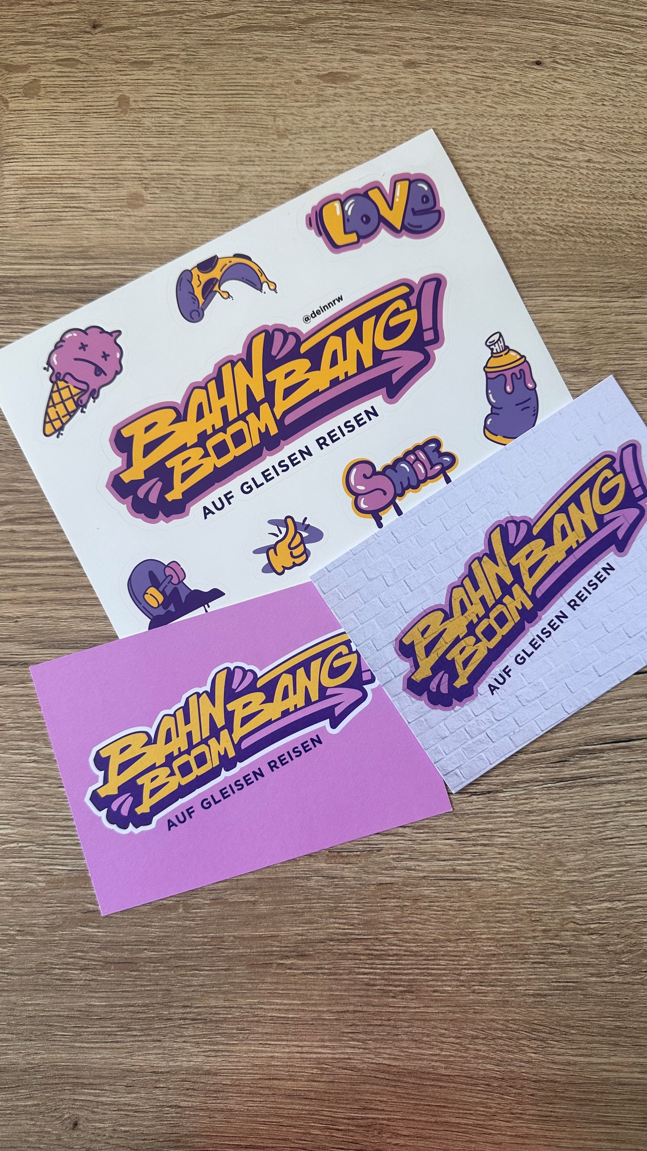 Sticker Bundle Bahn!Boom!Bang