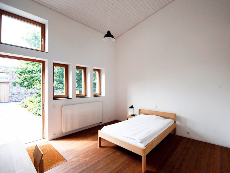 Ein Gästezimmer im Gästehaus 