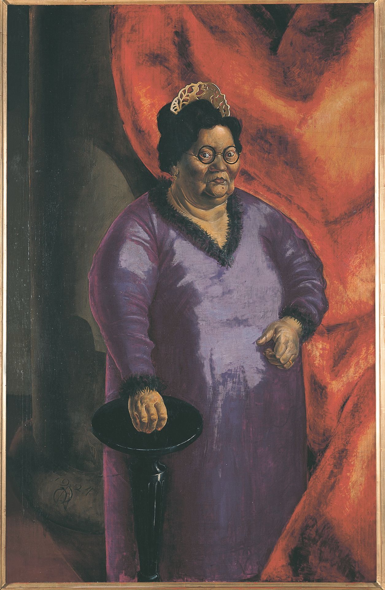 Otto Dix: Porträt der Kunsthändlerin Johanna Ey, 1924, Öl auf Leinwand, 140 cm x 90 cm, Kunstsammlung Nordrhein-Westfalen, Düsseldorf