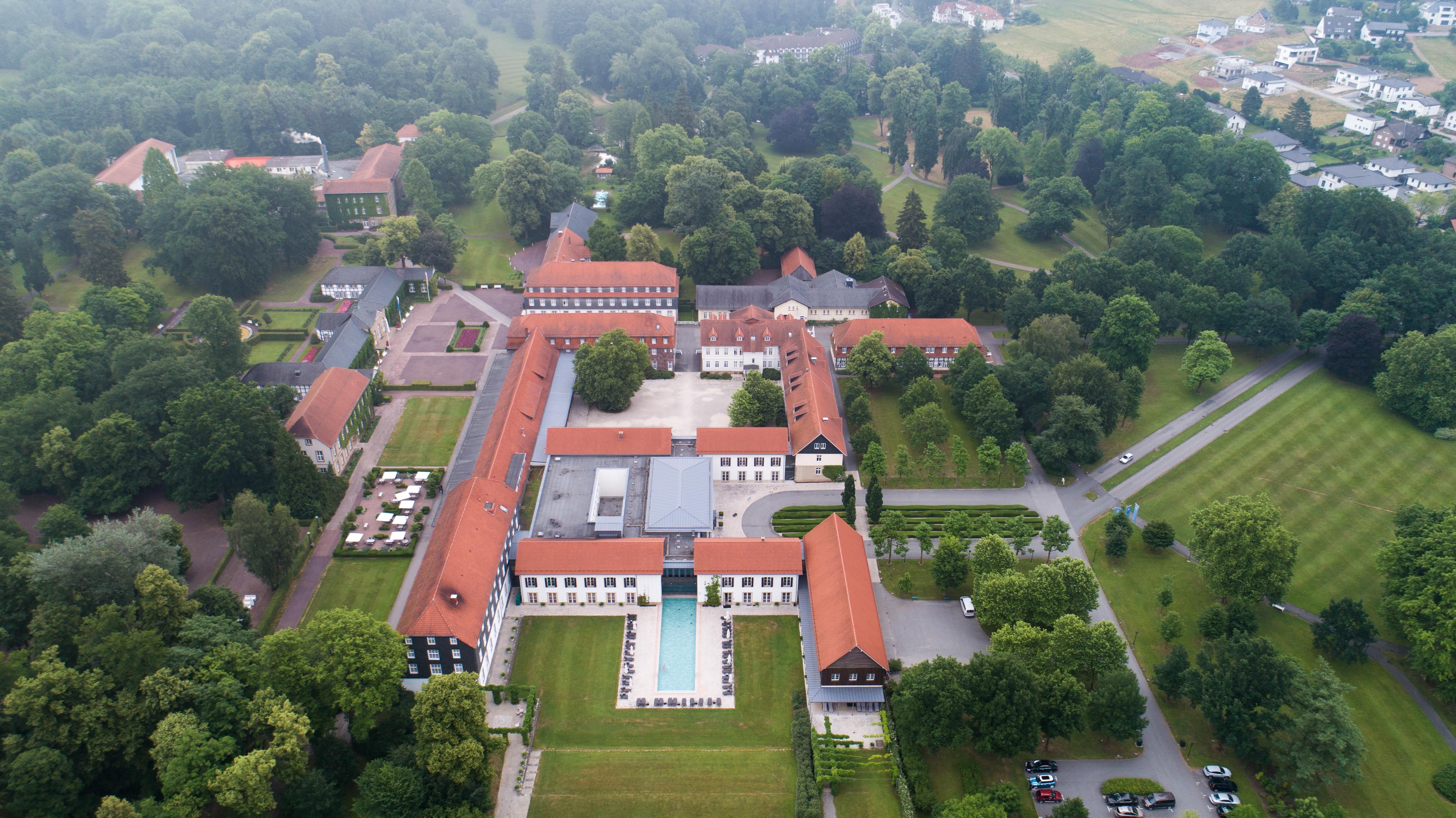 Gräflicher Park Bad Driburg aus der Vogelperspektive