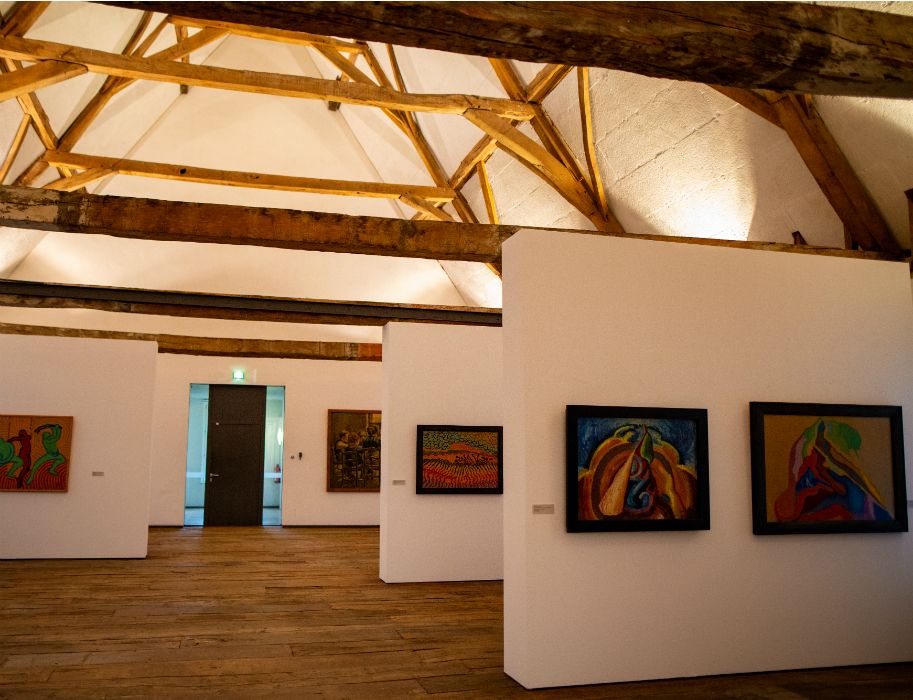 Die Westfälische Galerie im Museum Kloster Bentlage zeigt Bilder verschiedener Künstler, darunter auch des westfälischen Expressionisten Wilhelm Morgner