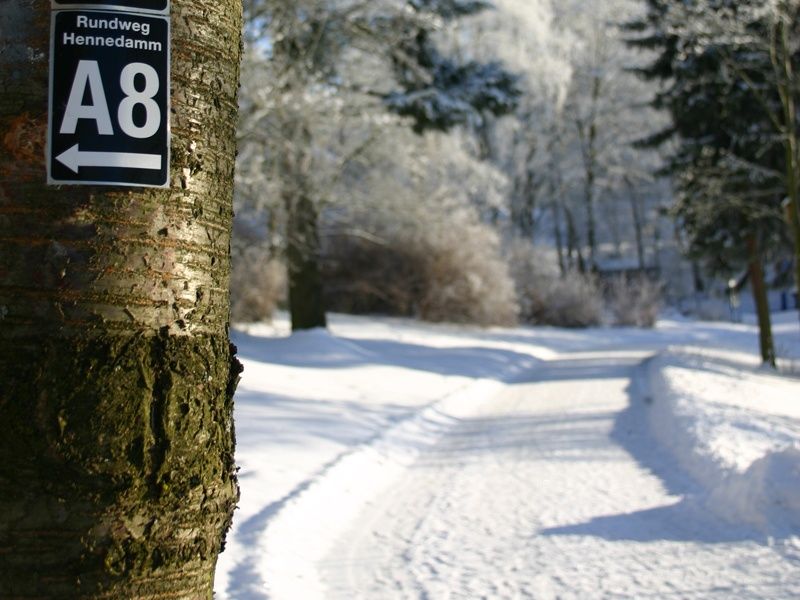 Winterwanderweg Hennesee