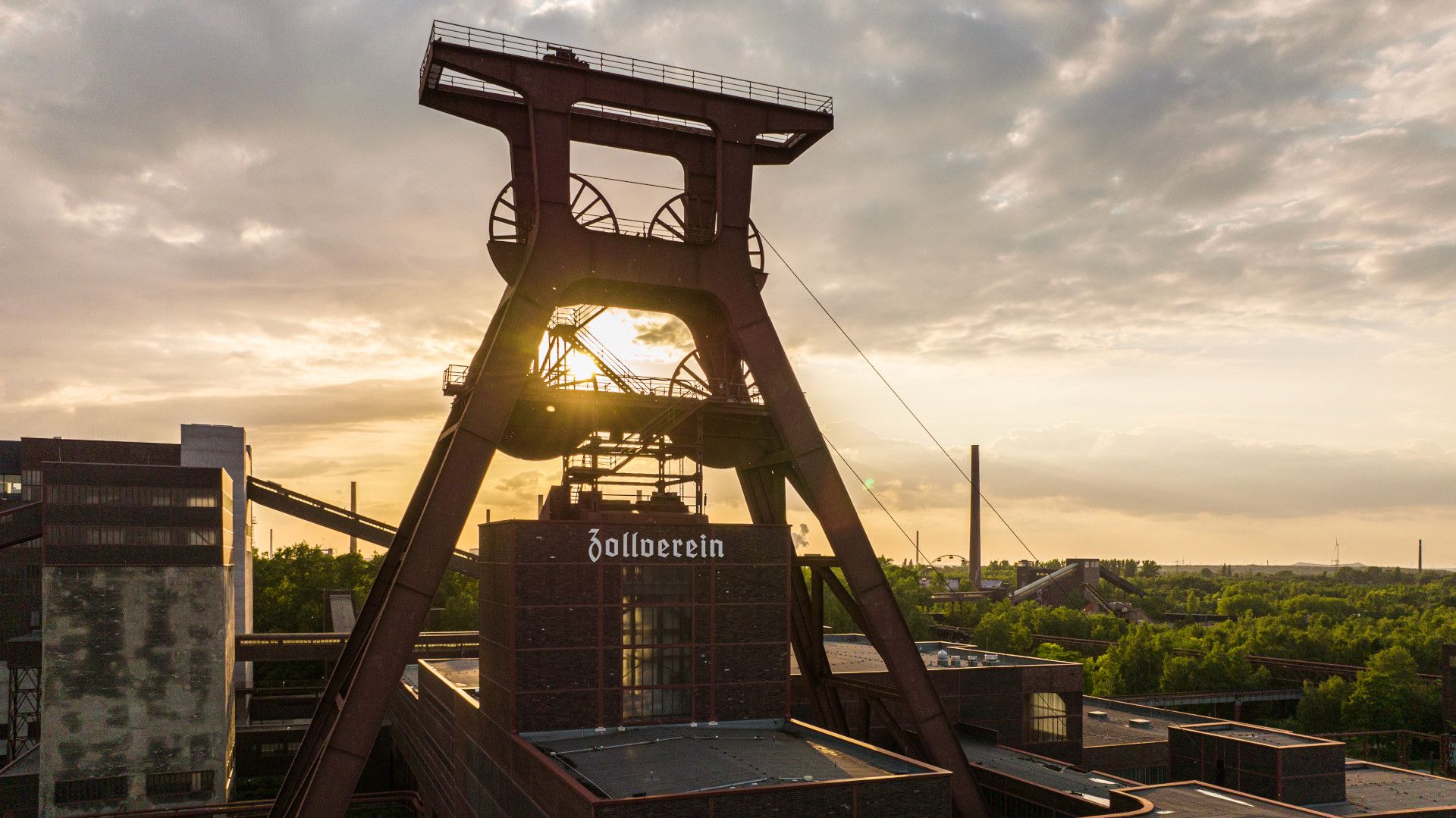 Zeche Zollverein Ruhrgebiet Blick über Gelände