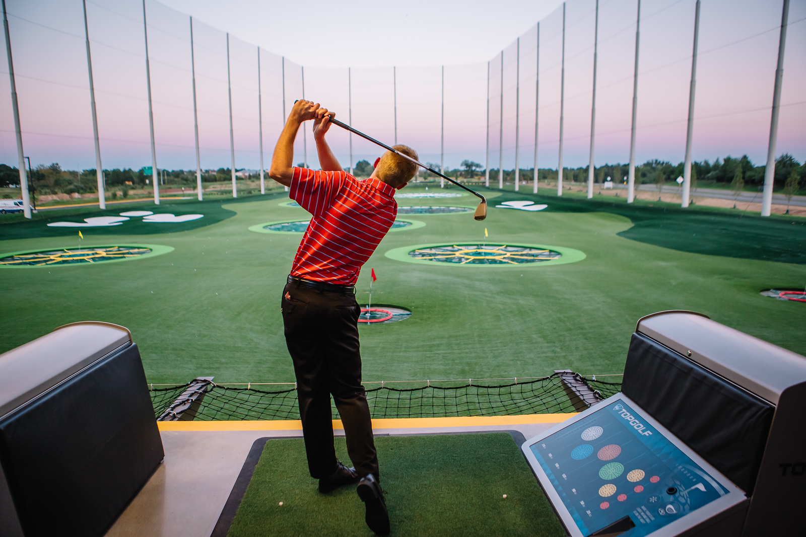 Abschlag Topgolf