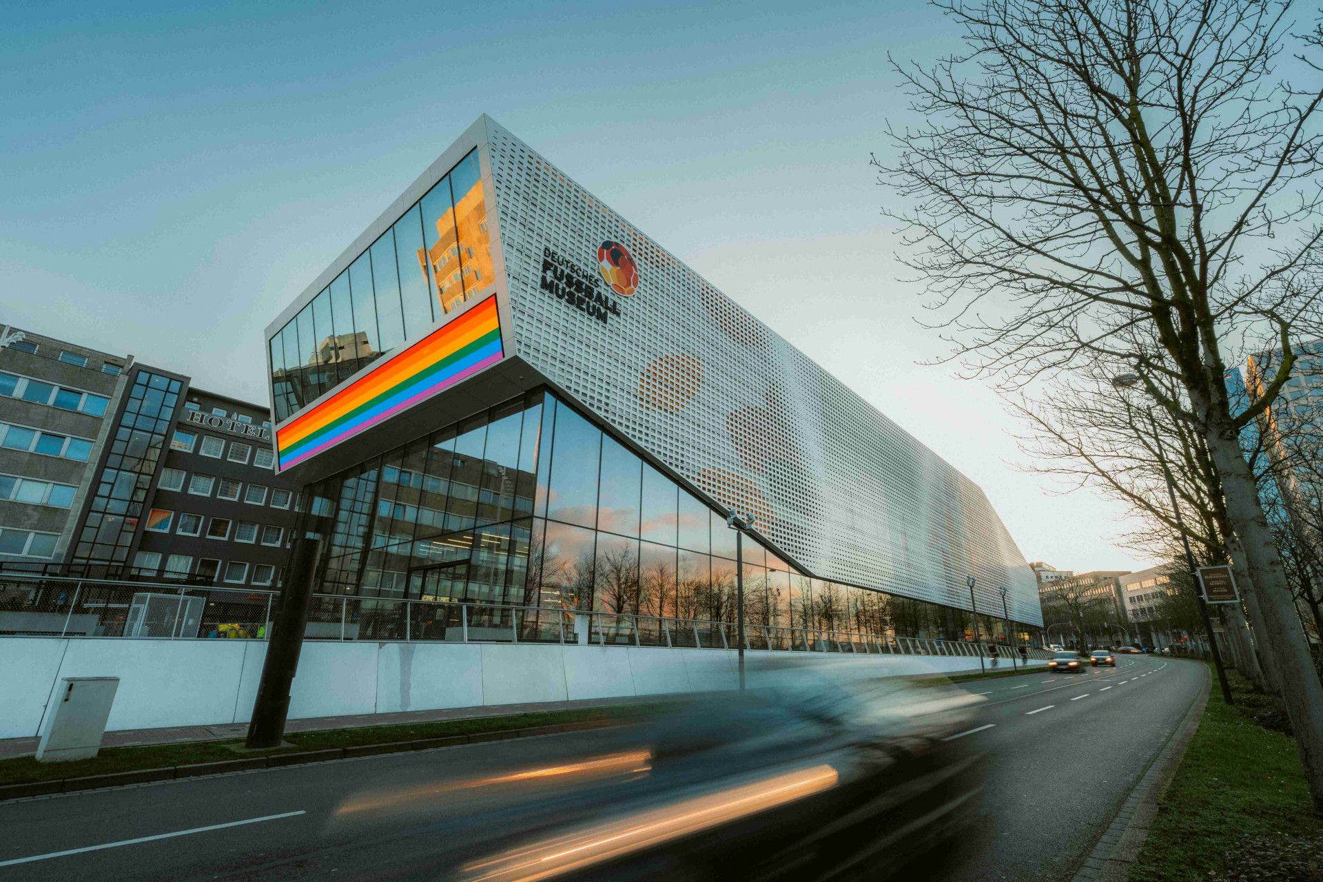 Fassade Deutsches Fußballmuseum Dortmund