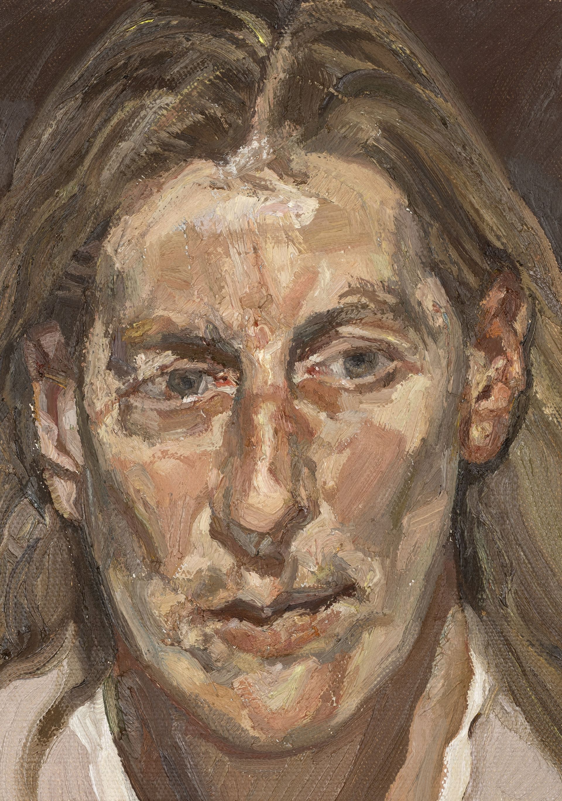 Lucian Freud, Head of a Woman, 1988–1990, MGKSiegen, Sammlung Lambrecht-Schadeberg