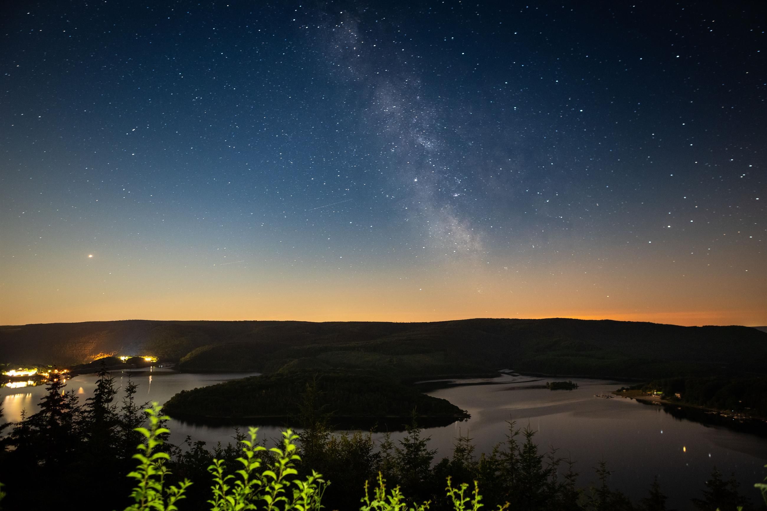 Sternenhimmel im Sternenpark Nationalpark Eifel