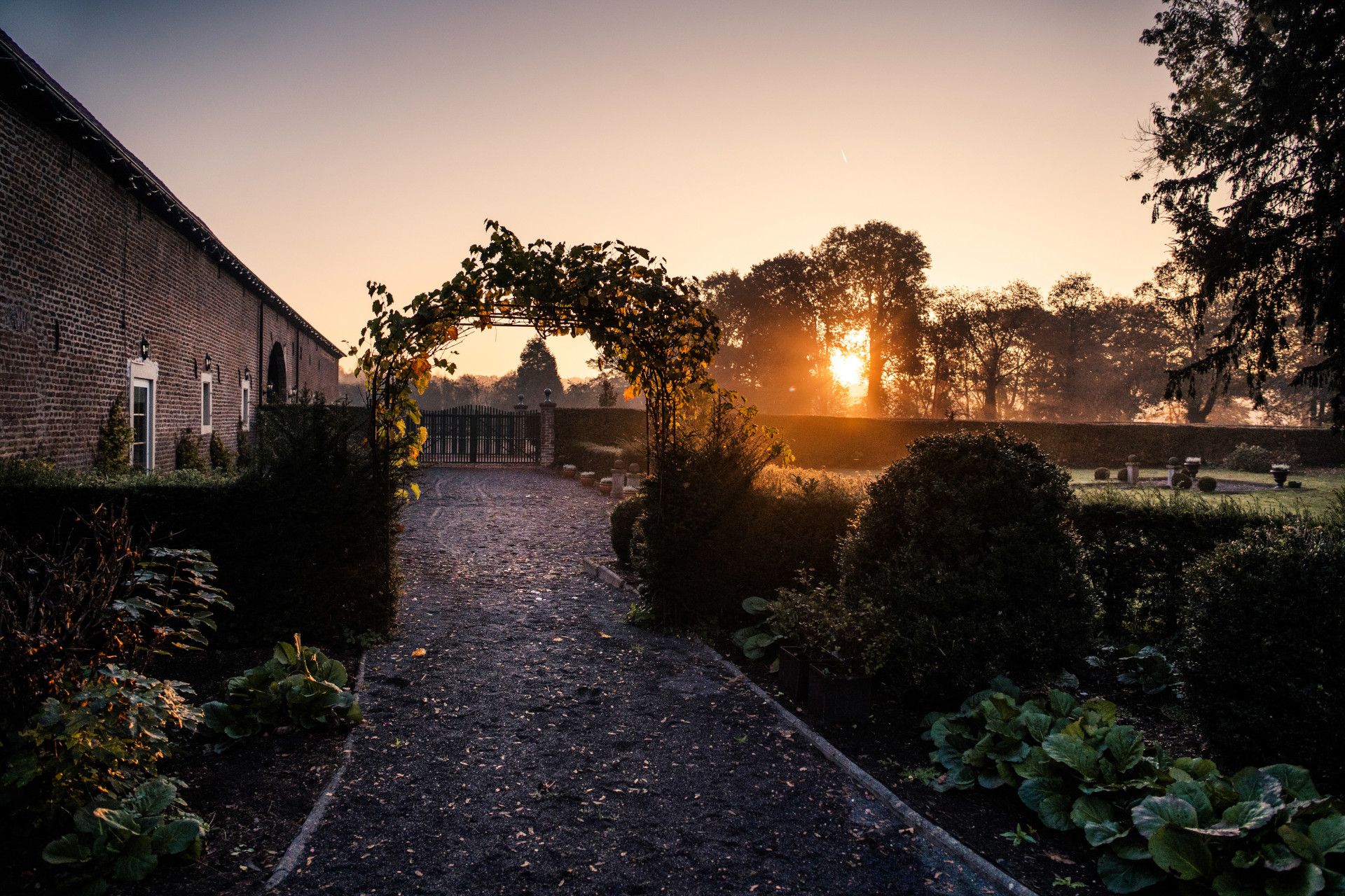 Schloss Loersfeld Sonnenaufgang