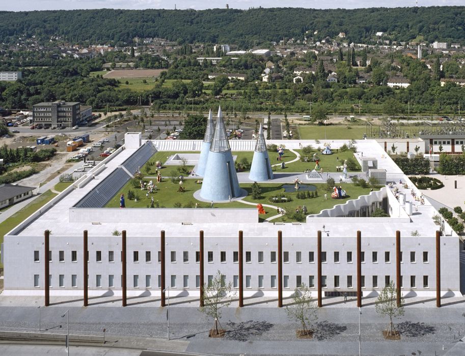 Das Dach der Bundeskunsthalle ist begehbar