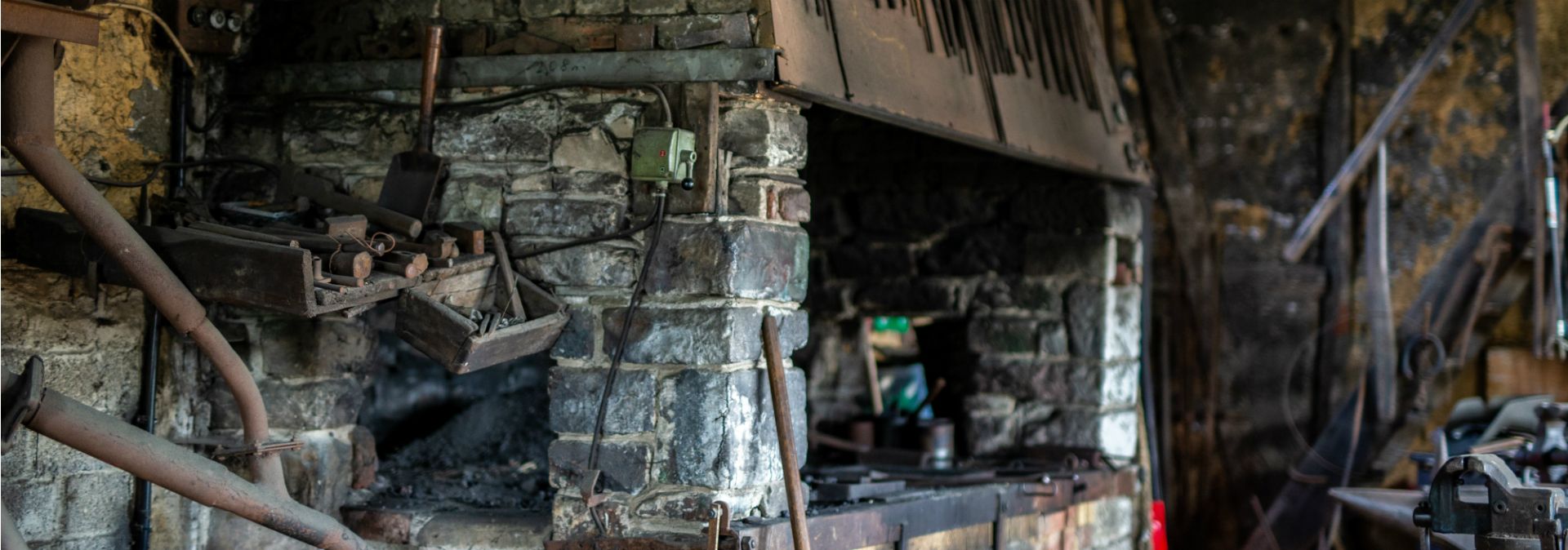 Die Schmiede im LVR-Freilichtmuseum Lindlar im Bergischen Land