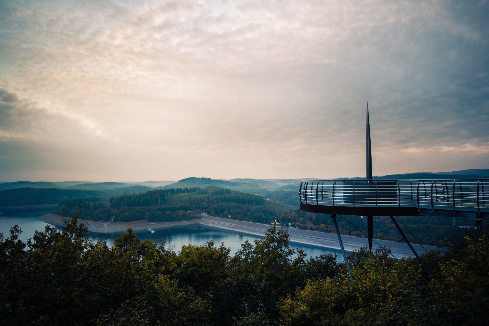 Biggesee mit Biggeblick, Sauerland