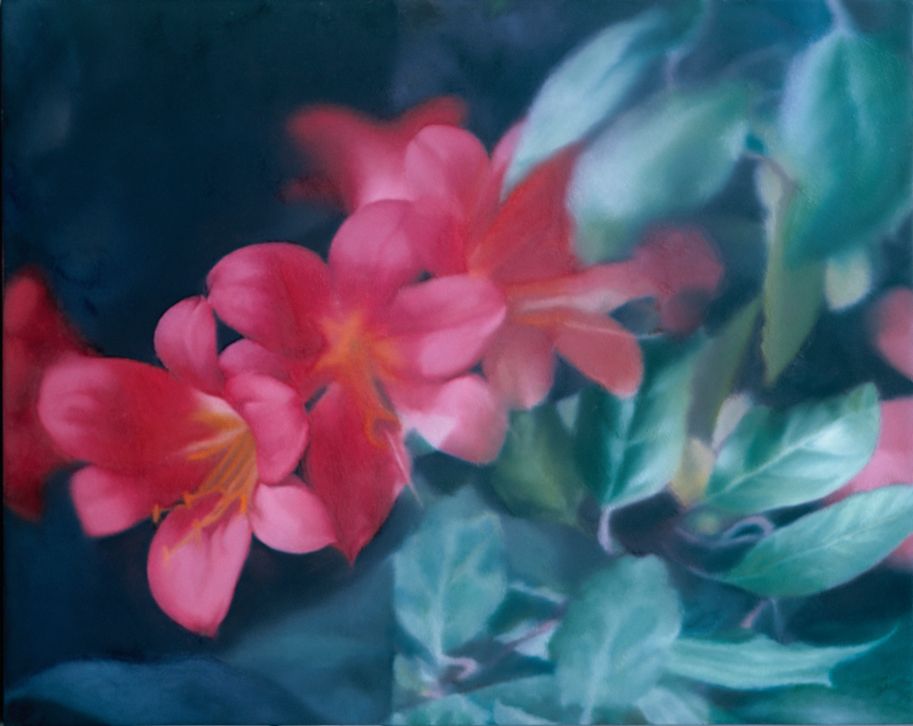 Gerhard Richter, Blumen, 1977, Öl auf Leinwand, 40 x 50 cm, Privatsammlung