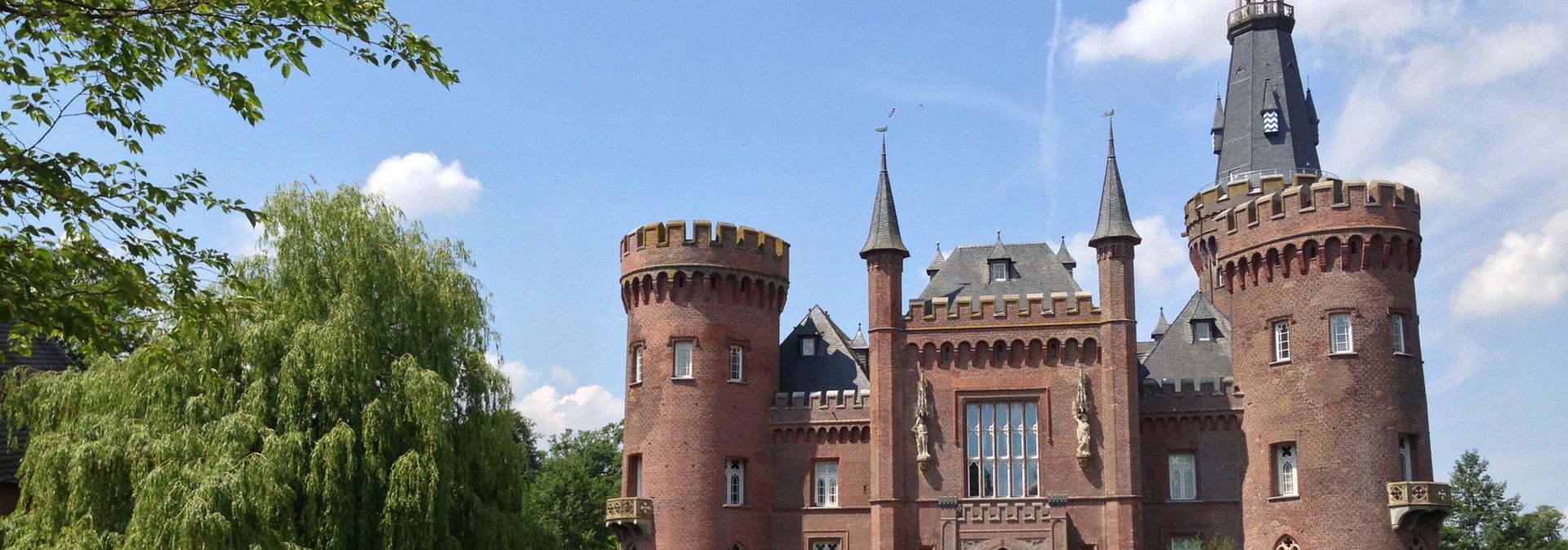 Blick auf Schloss Moyland