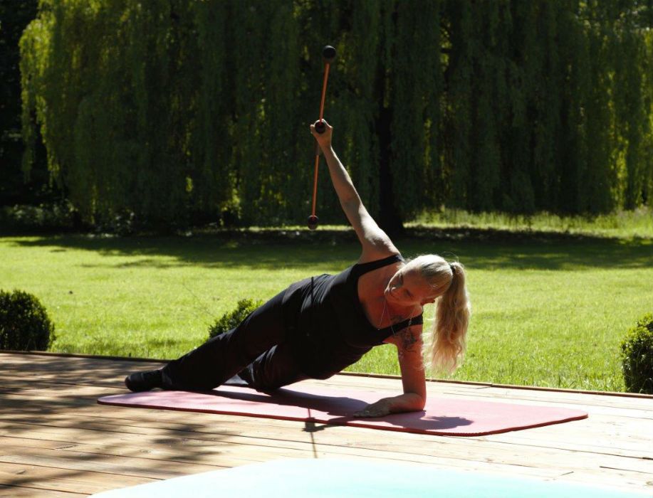 Gymnastik im Freien