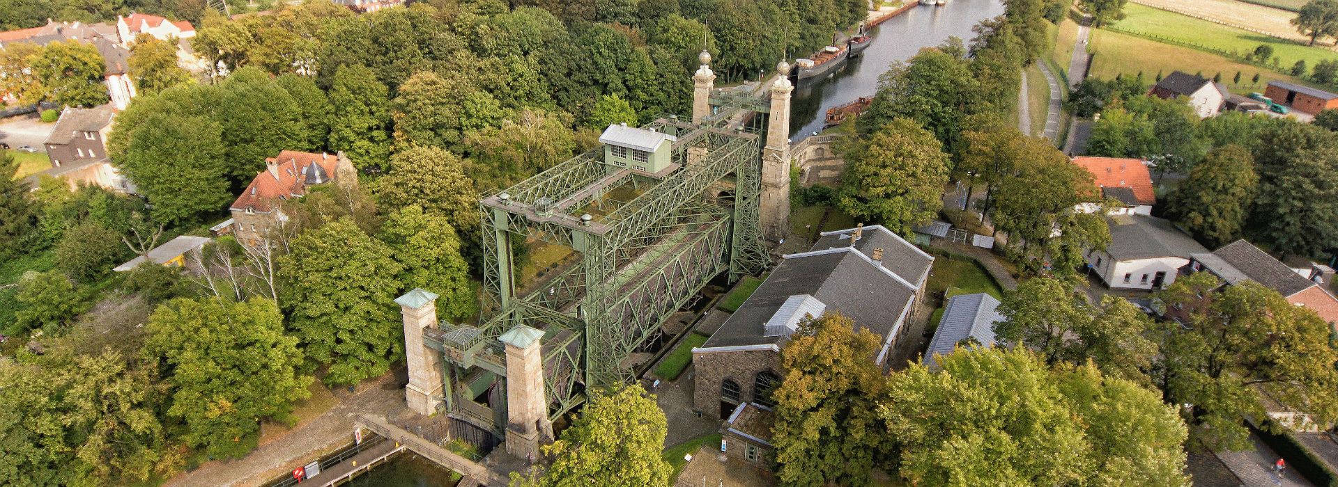 Das LWL-Museum Schiffshebewerk Henrichenburg ist das größte Bauwerk am Dortmund-Ems-Kanal