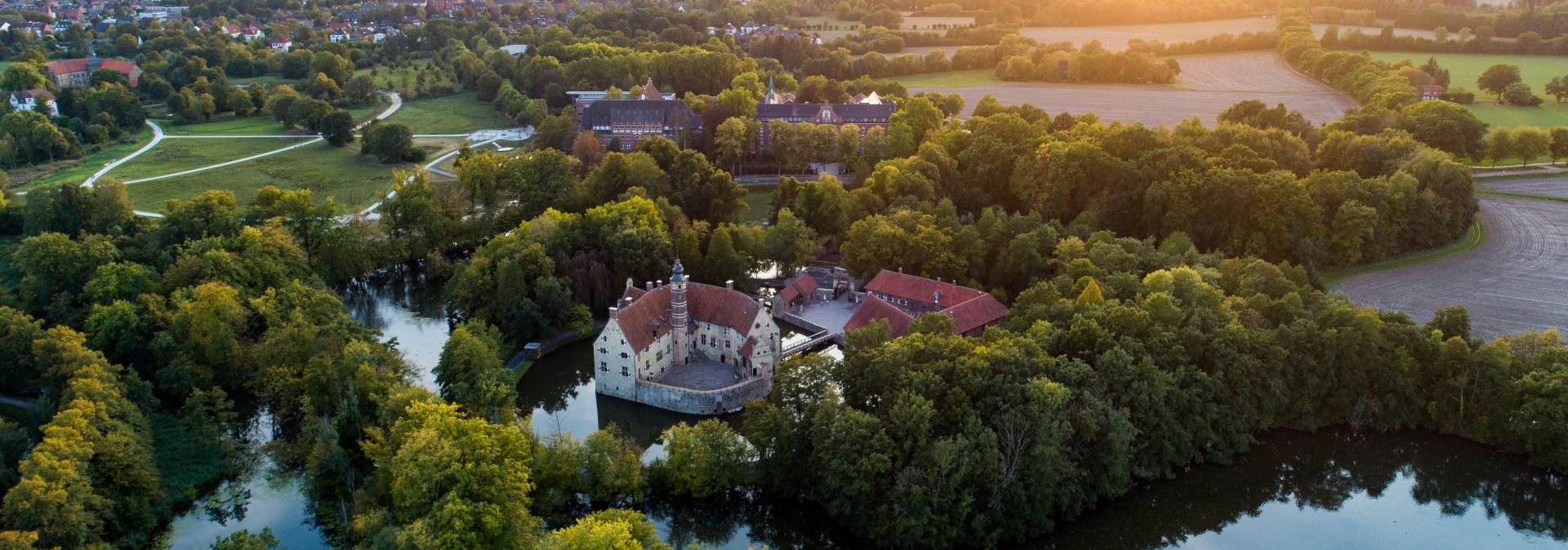 Burg Vischering ist eine der ältesten Wasserburgen des Münsterlands