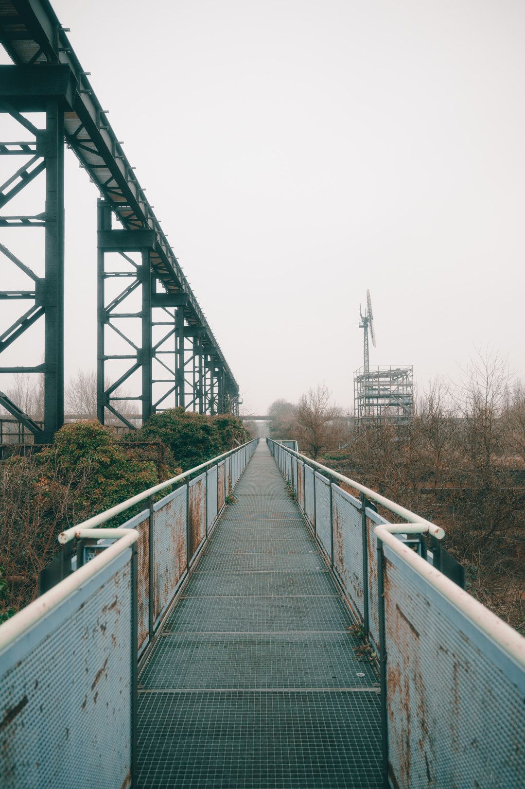 Landschaftspark Duisburg Nord im Winter