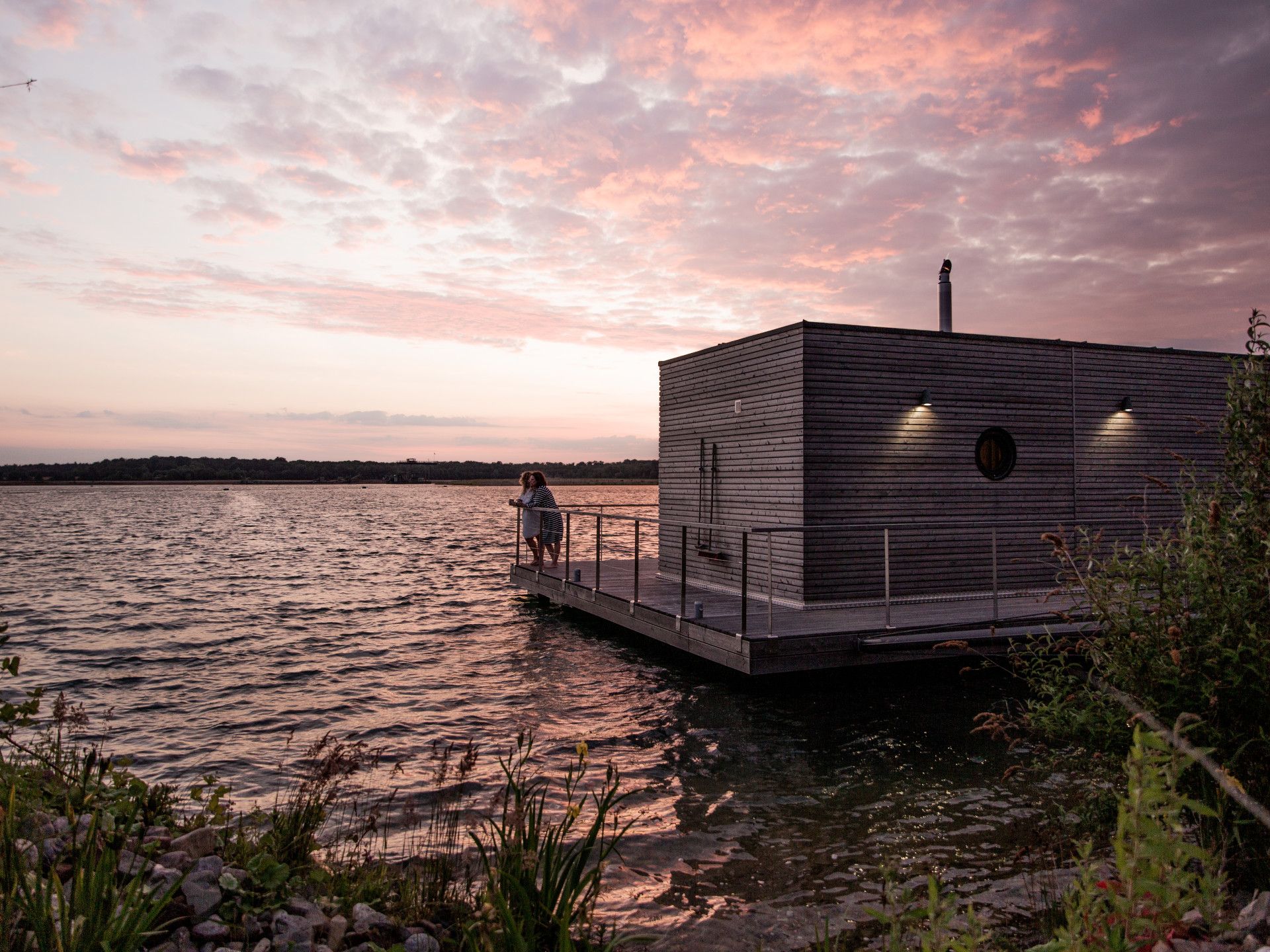 Hausboot am Diersfordter Waldsee