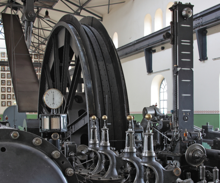 Dampffördermaschine Zeche Hannover, © LWL-Industriemuseum