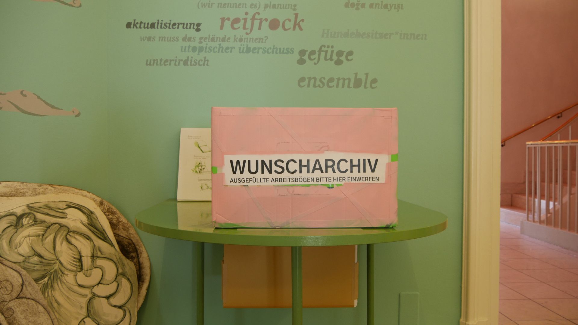 Wunscharchiv Box im Museum Morsbroich in Leverkusen