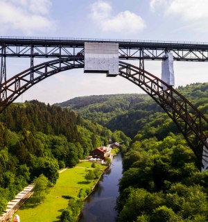 Die Müngstener Brücke in der Region Die Bergischen Drei , © Tourismus NRW e.V. 