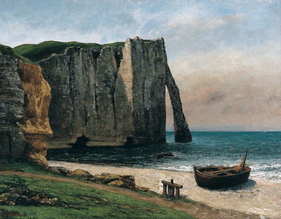 Gustave Courbet, Die Steilküste bei Étretat, um 1896