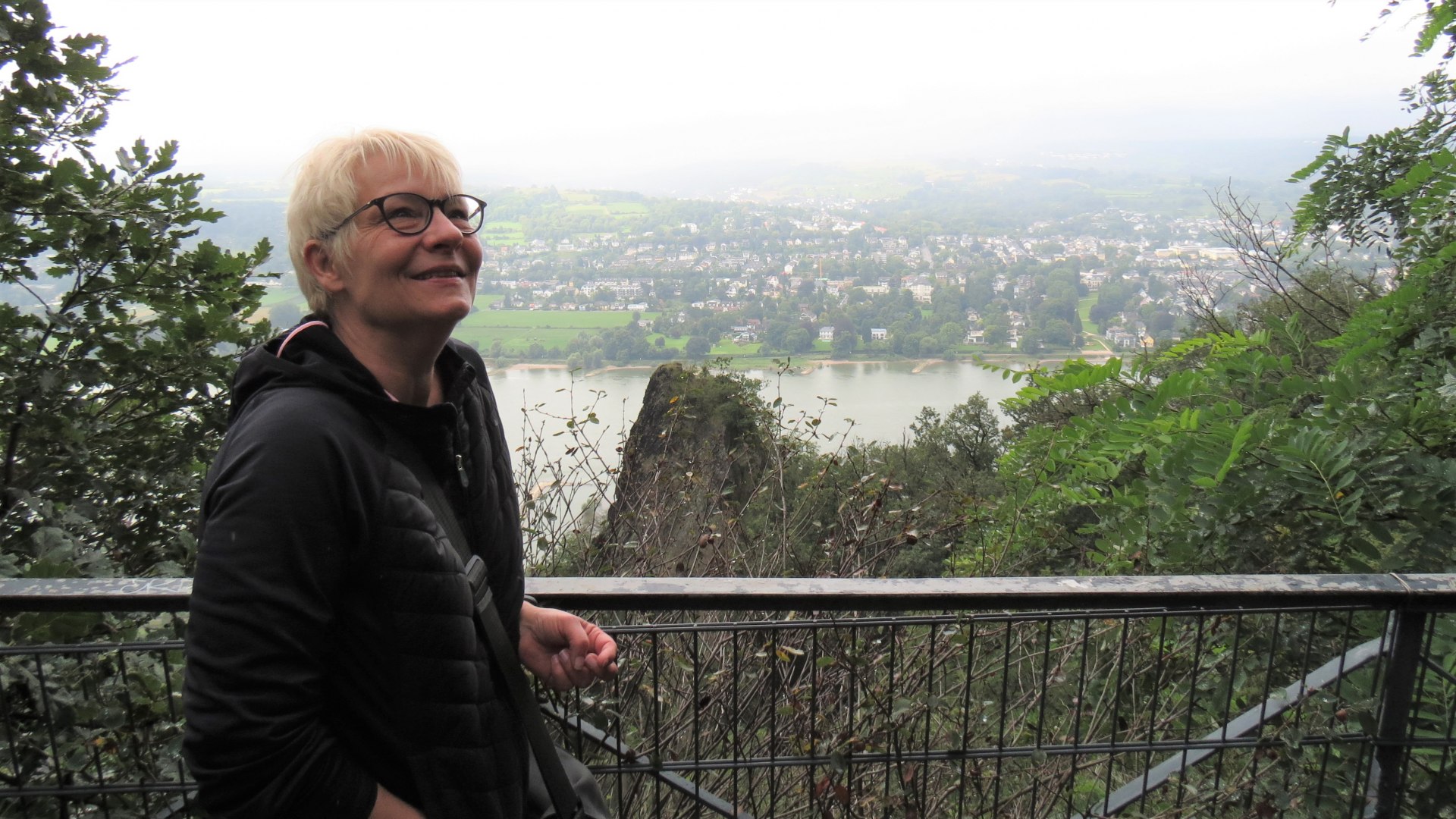 Der Ausblick vom Drachenfels auf Bonn ist einmalig. Das weiß auch Anja Luckas., © Anja Luckas