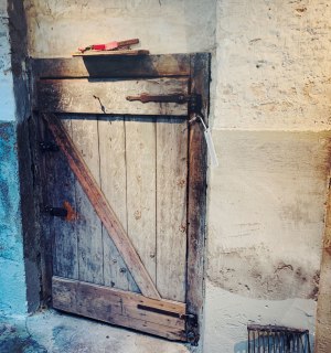 Holztür in der Tuchfabrik , © Ilona Marx