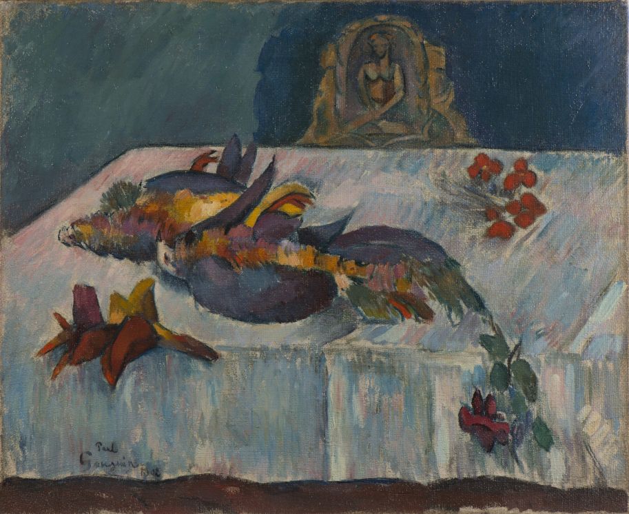 Paul Gauguin, Stillleben mit exotischen Vögeln, um 1902