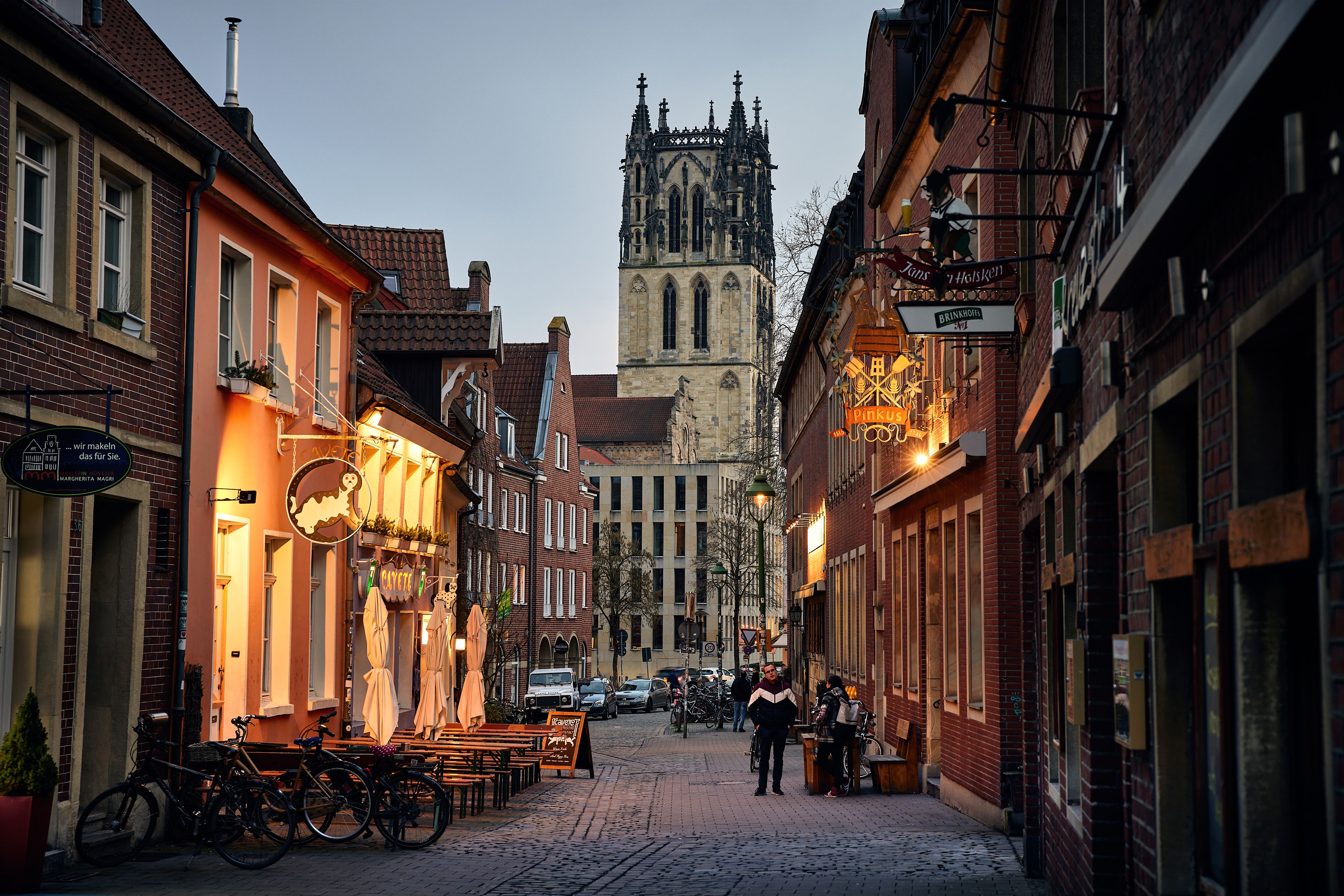 Philipp Fölting, Münsterland e.V., Die Innenstadt von Münster mit der Überwasserkirche