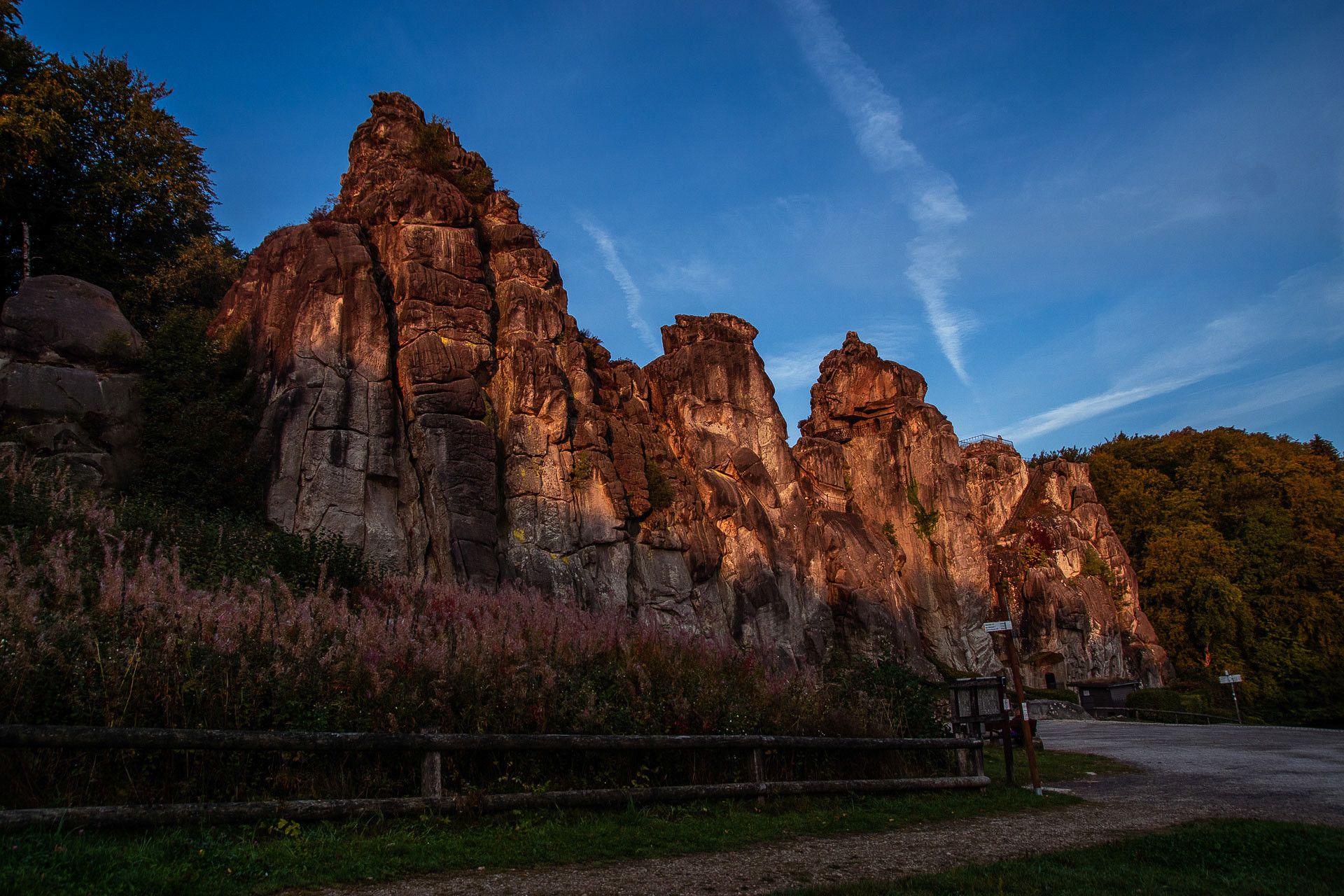 Abendstimmung Externsteine, Teutoburger Wald