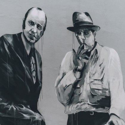 Beuys-Mural an einer Hauswand nahe dem Museum Abteiberg  in Mönchengladbach, © Johannes Höhn