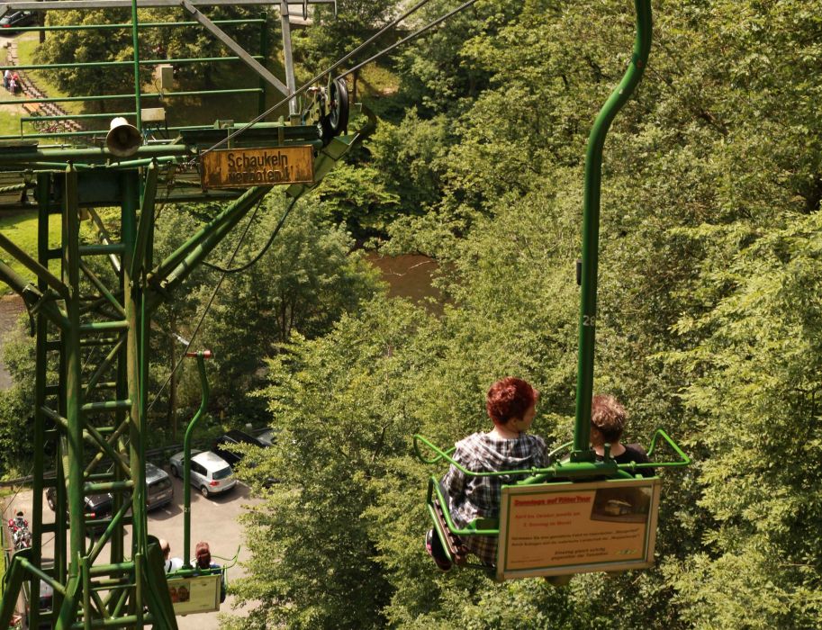 Die Seilbahn Burg überwindet insgesamt 91 Höhenmeter