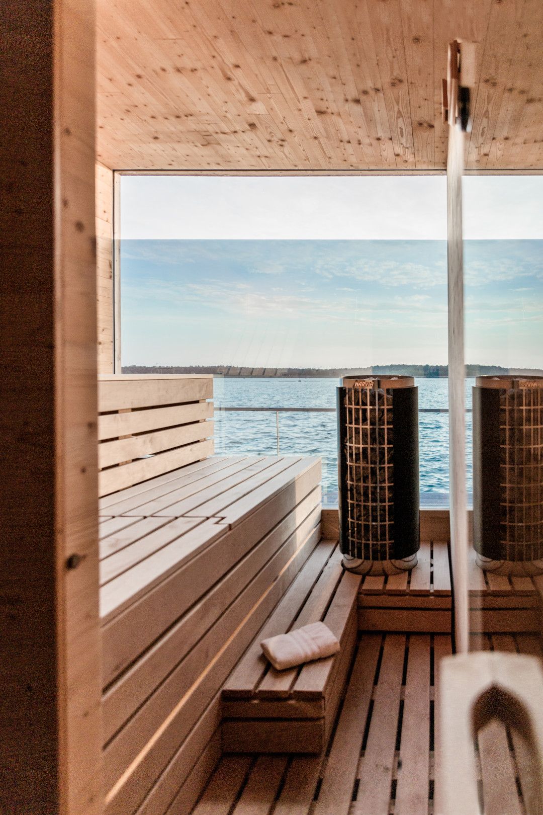 Sauna im Hausboot