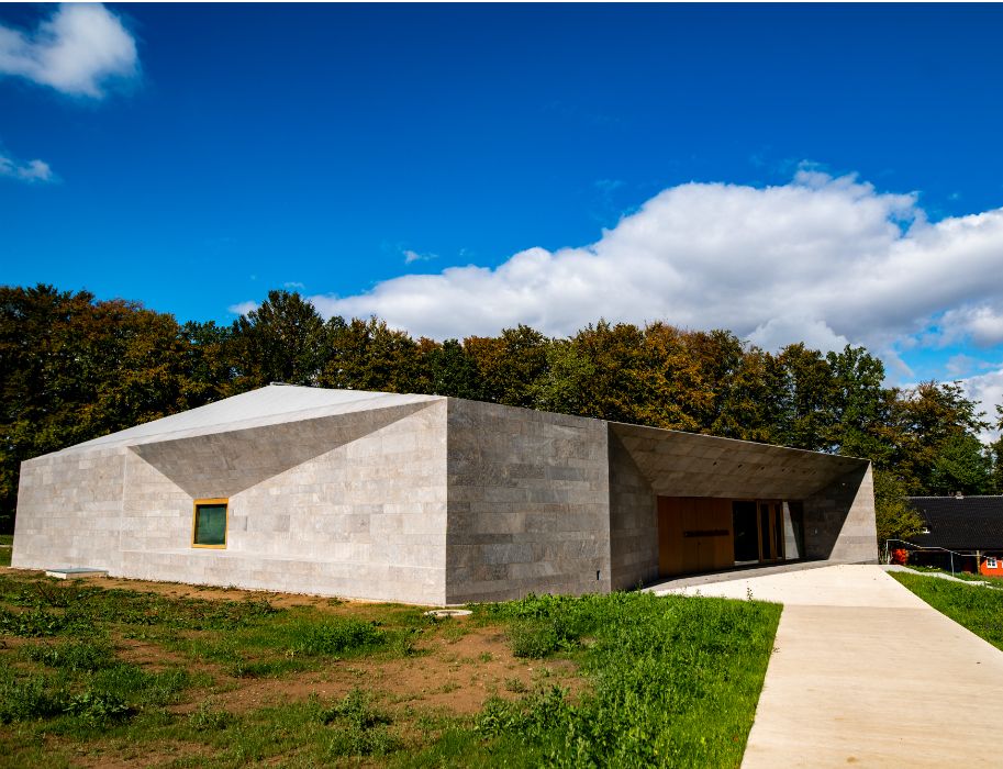 Das 2018 neu eröffnete Museum Peter August Böckstiegel, ein Entwurf von H.S.D. Architekten aus Lemgo