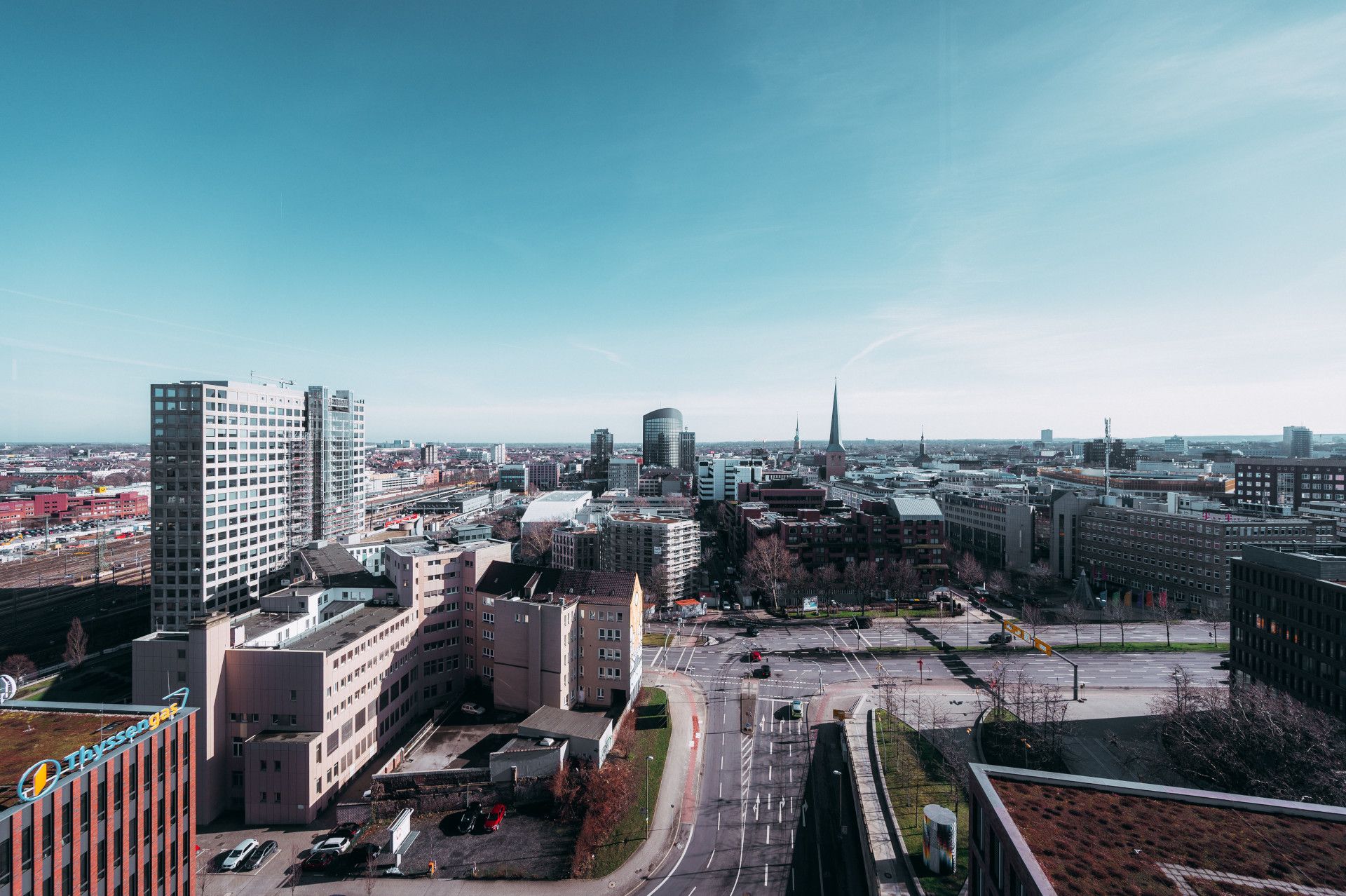 Blick auf die Stadt Dortmund