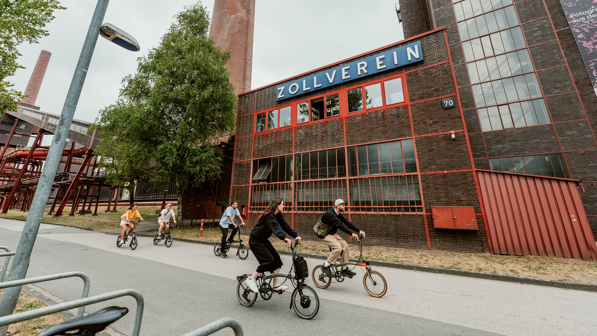 Radtour über das Gelände von Zeche Zollverein, © Johannes Höhn