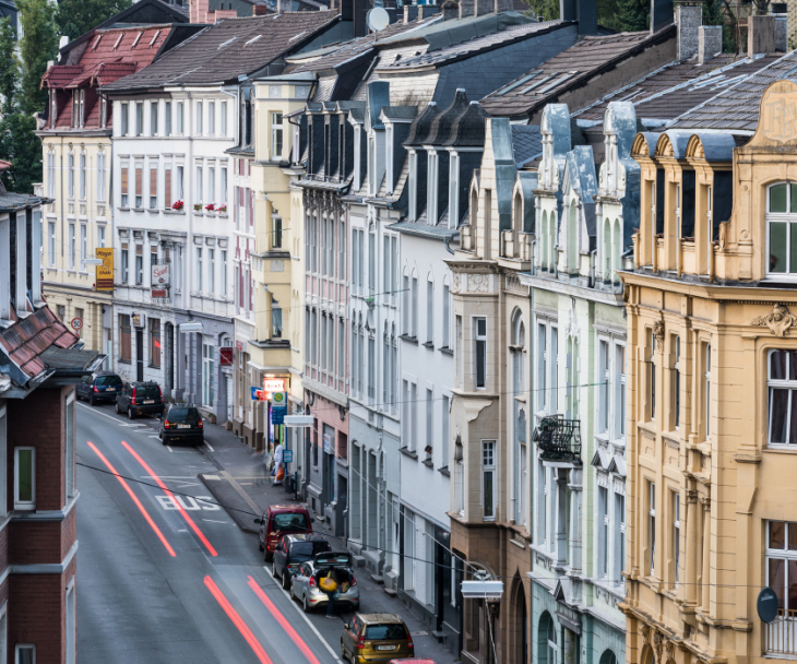 Die Filmstadt Wuppertal ist auch architektonisch sehenswert. Ungeahnte Perspektiven zeigen sich an jeder Ecke, © Malte Reiter