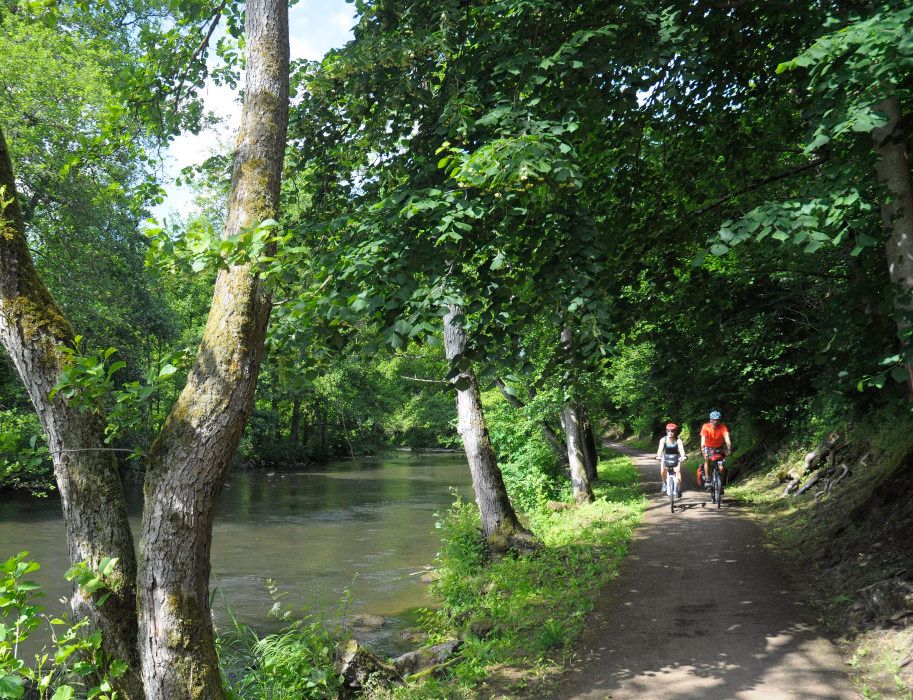 Radweg in der Eifel