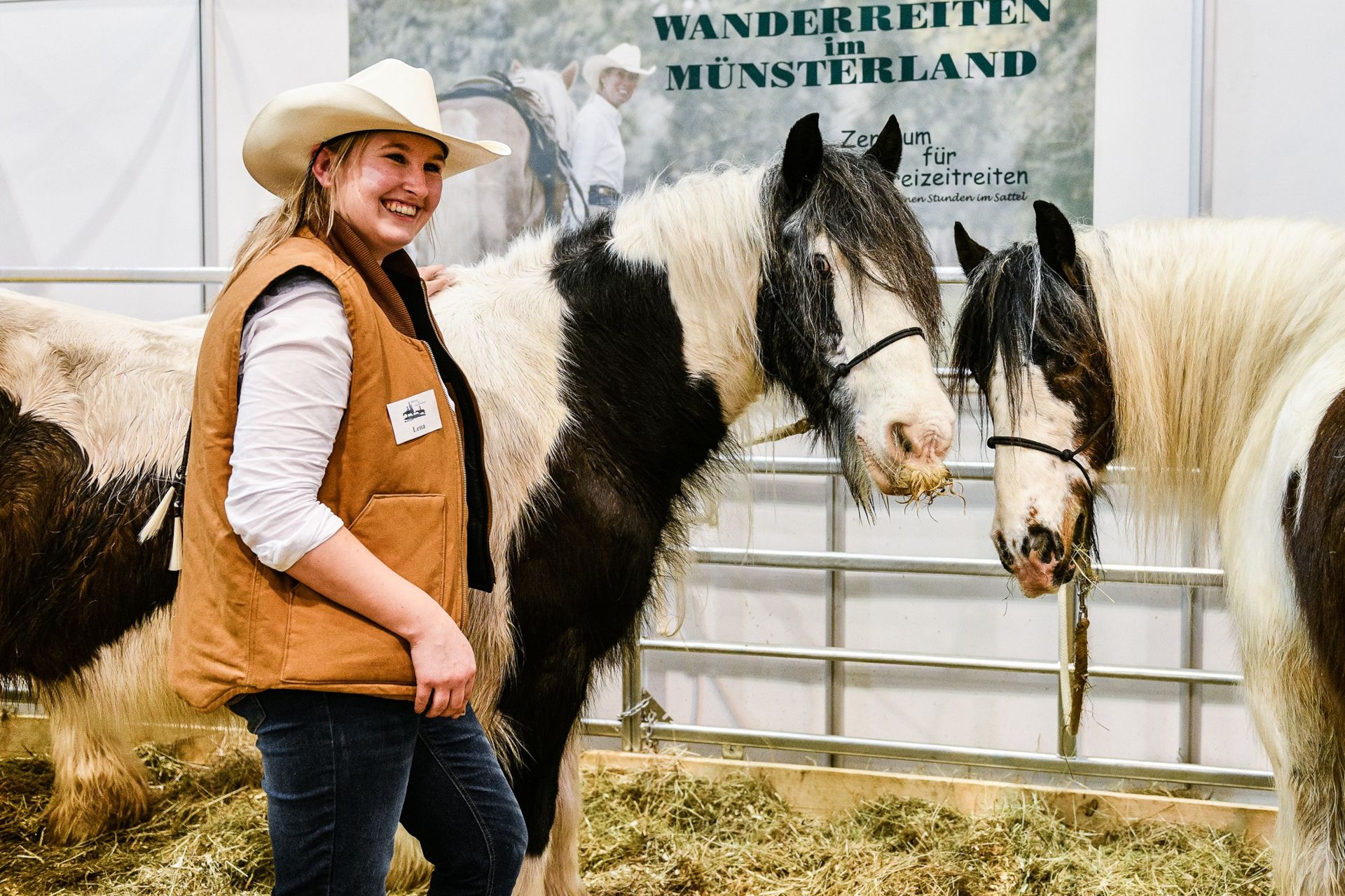 Wanderreiten ist ein beliebter Freizeitsport. Auf der Equitana werden auch Freizeitsportpferde ausgestellt